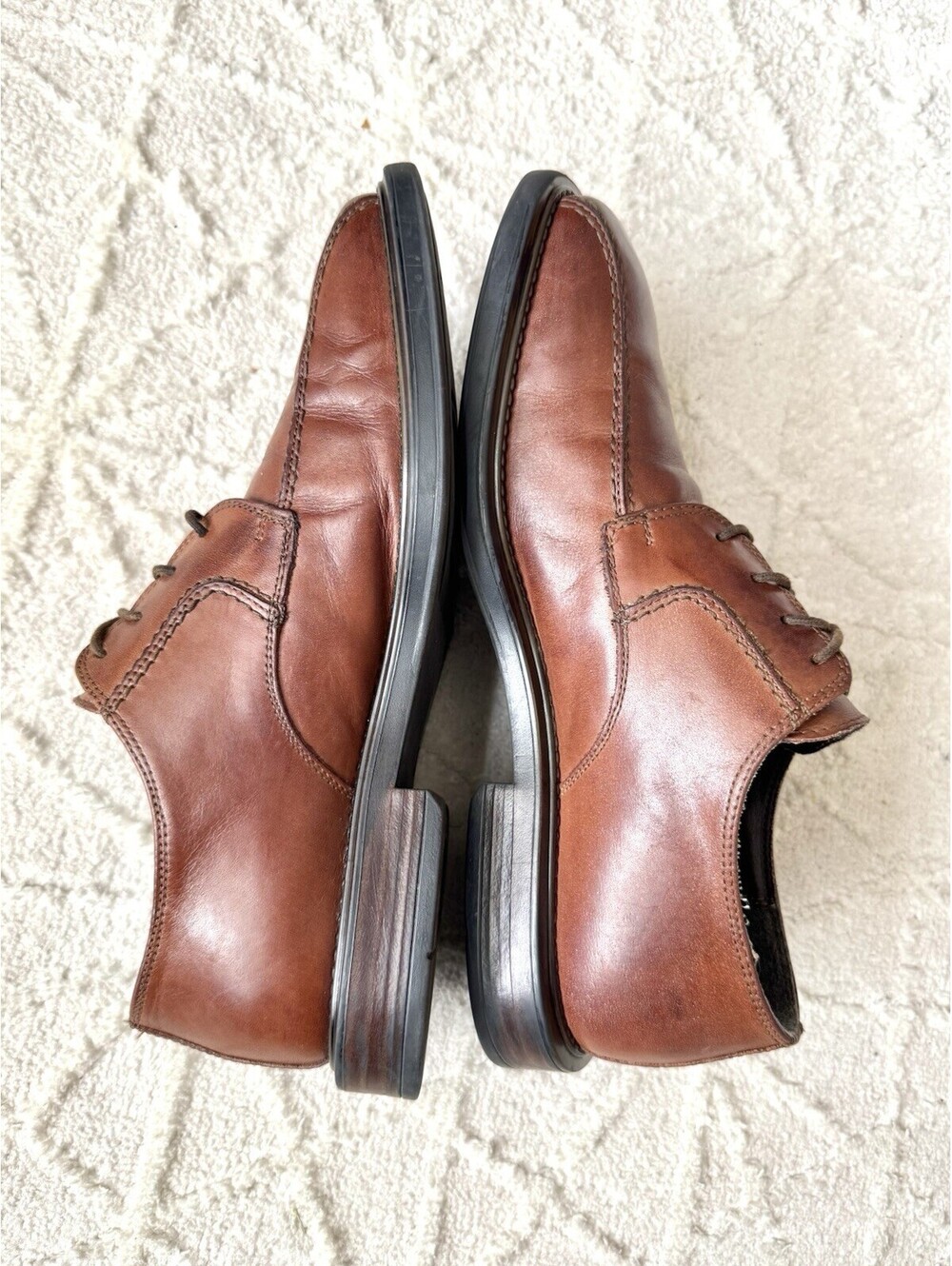 Skechers Collection Maestro Mozart 1167 Men’s 9.5 Brown Leather Dress Shoes